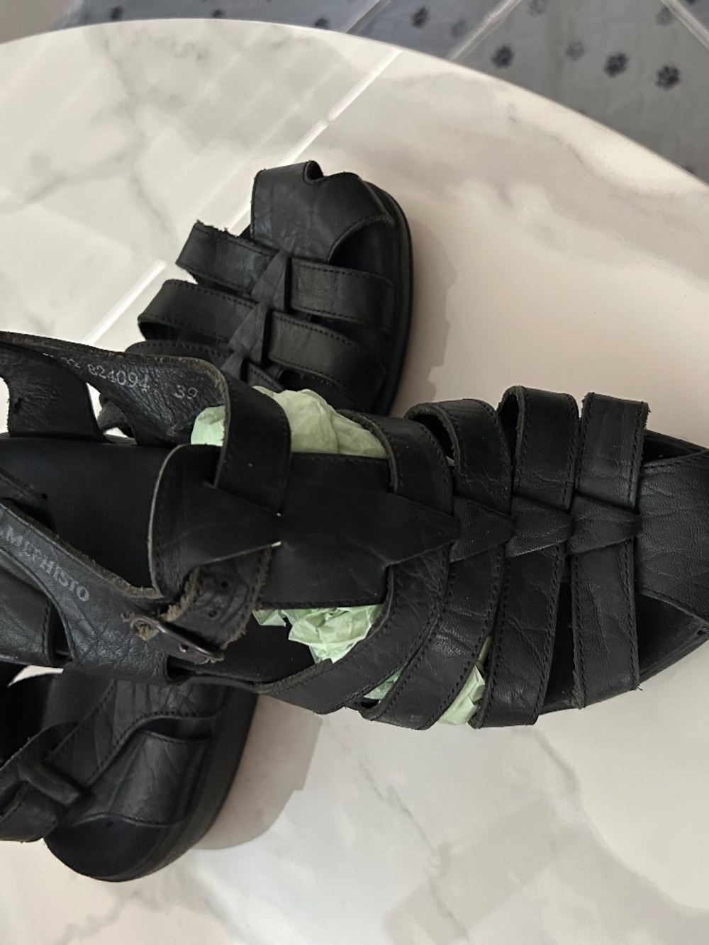 Mephisto Fisherman's Sandals Size 39